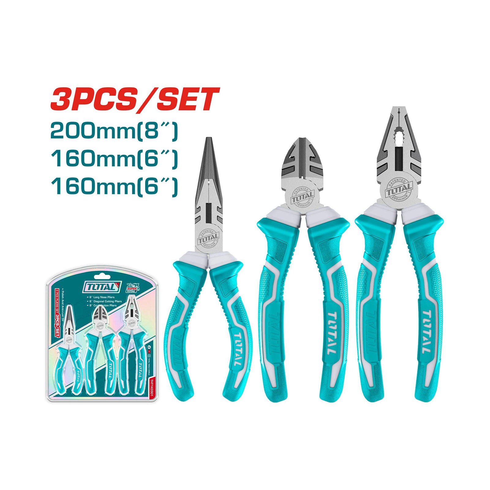Total Diamond disc set for cordless angle grinder TOTAL